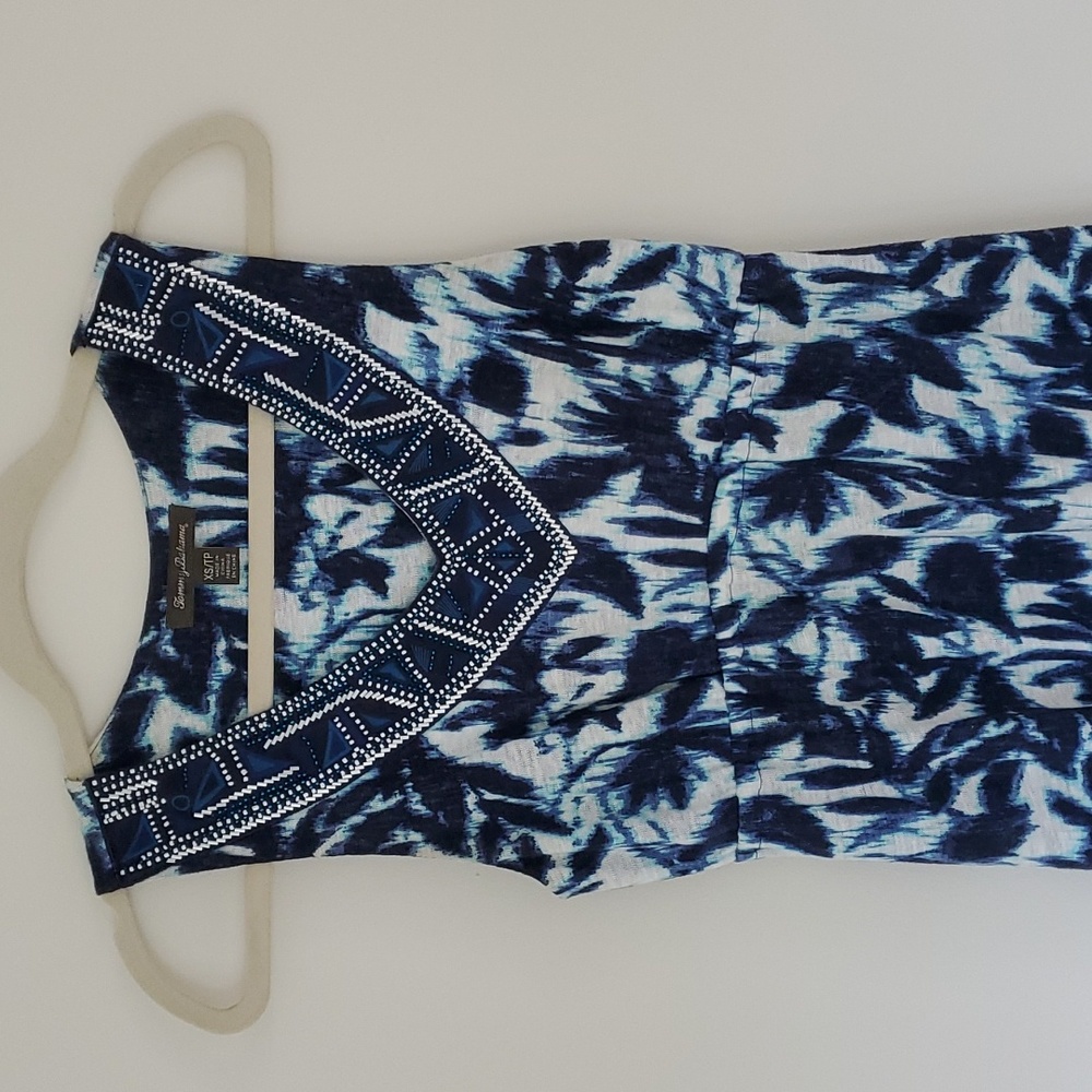 Tommy bahama blue print dress